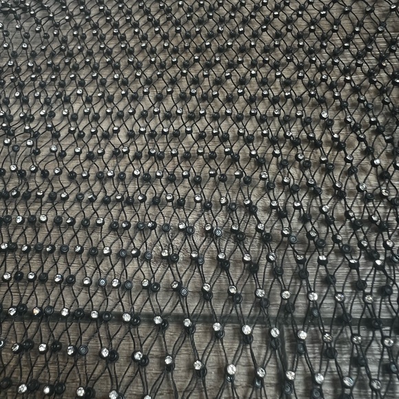 Mesh Body Chains Crystal Fishnet Top - Picture 6 of 6